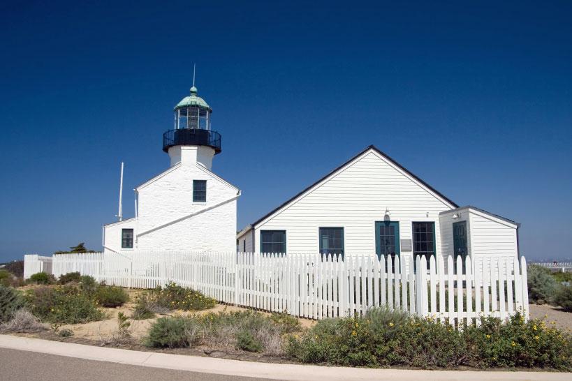 Lighthouse at Cabrillo National Monument, San Diego, California