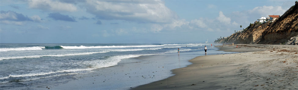 Encinitas   Beach, San Diego County, California