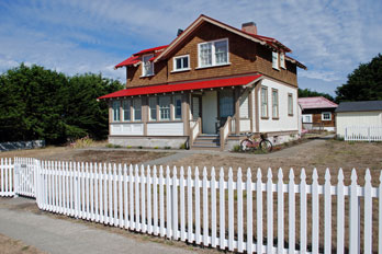 Rental house at Point Cabrillo Light Station Historic Park, Mendocino County, CA