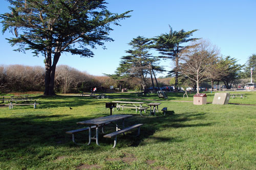 Stinson Beach picnic area, Marin County, CA