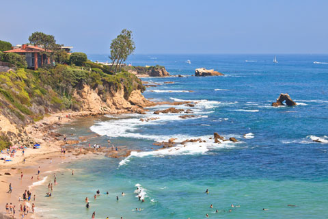 Little Corona Del Mar Beach, Orange County, CA