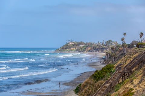 San Elijo State Beach, San Diego County, California