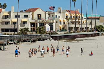 volleyball at Pismo Beach, San Luis Obispo County, CA