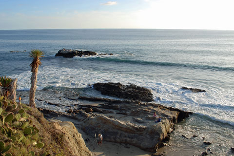 Bird Rock at Laguna Beach, CA