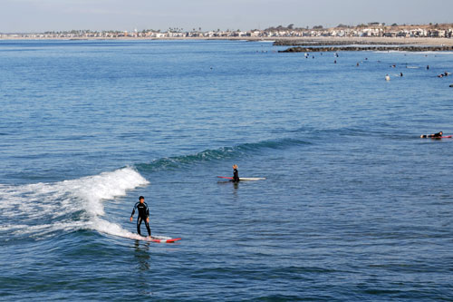 Newport Beach surfers, Orange County, CA