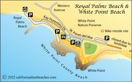 Royal Palms Beach map, Los Angeles County,  CA