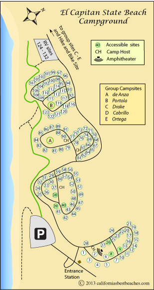 El capitan camping discount
