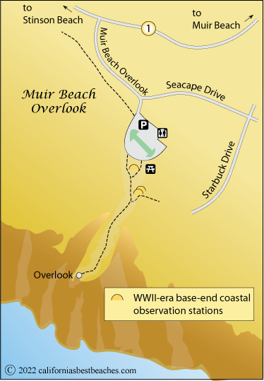 Image result for muir beach lookout map