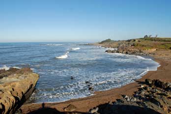 Pebble Beach, part of Bean Hollow Beach, San Mateo County, CA